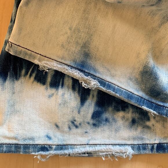 7 for all Mankind Men’s Tie Dye Bootcut Brett Denim Jeans W-863 Size 32 x 34 - Picture 7 of 11